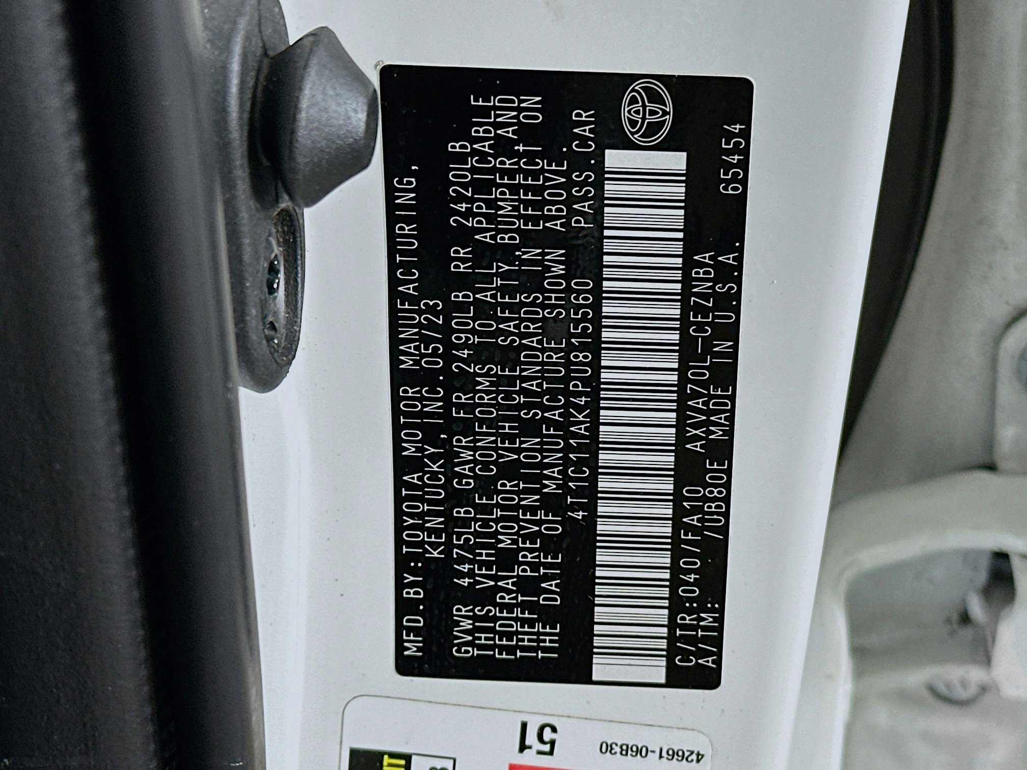 Used 2023 Toyota Camry LE FWD image 12