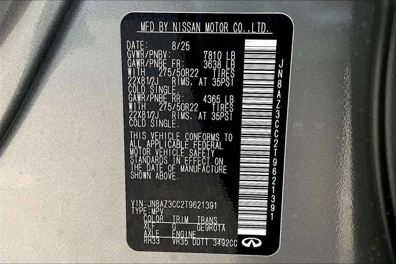 New 2026 INFINITI QX80 Autograph image 18