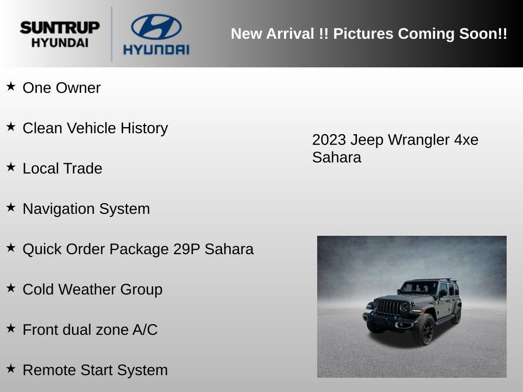 Used 2023 Jeep Wrangler Unlimited Sahara w/ Cold Weather Group AWD/4WD image 6