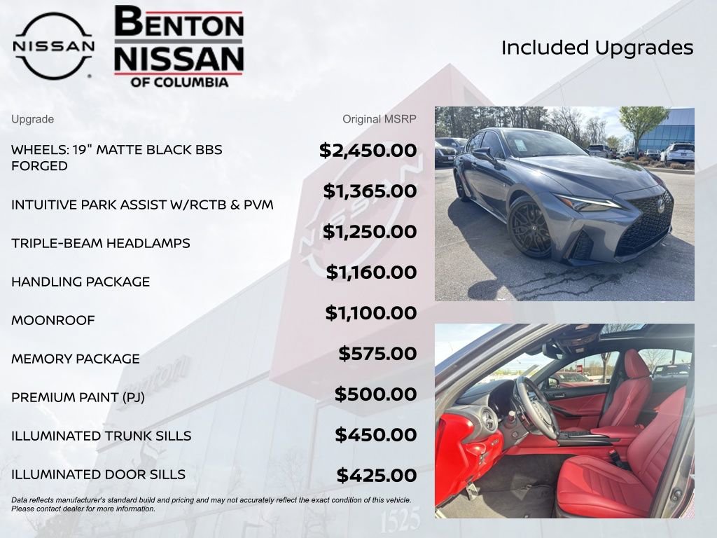 Used 2023 Lexus IS 350 F Sport w/ Handling Package image 6