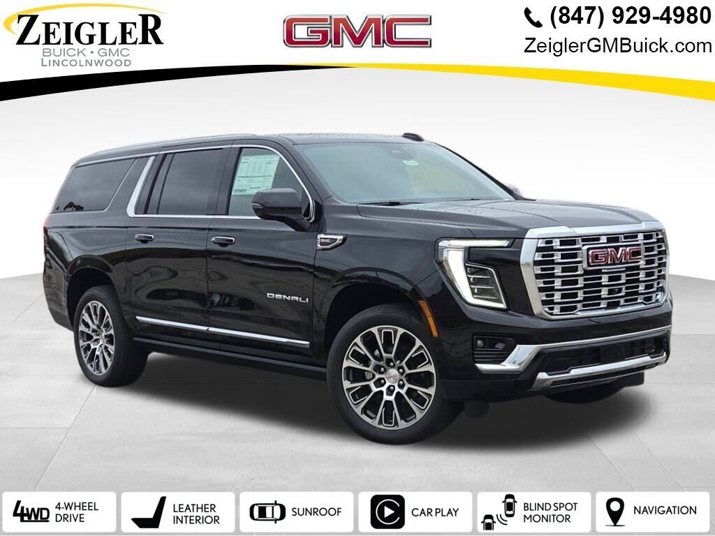 New 2026 GMC Yukon XL Denali w/ Sun & Power Step Package