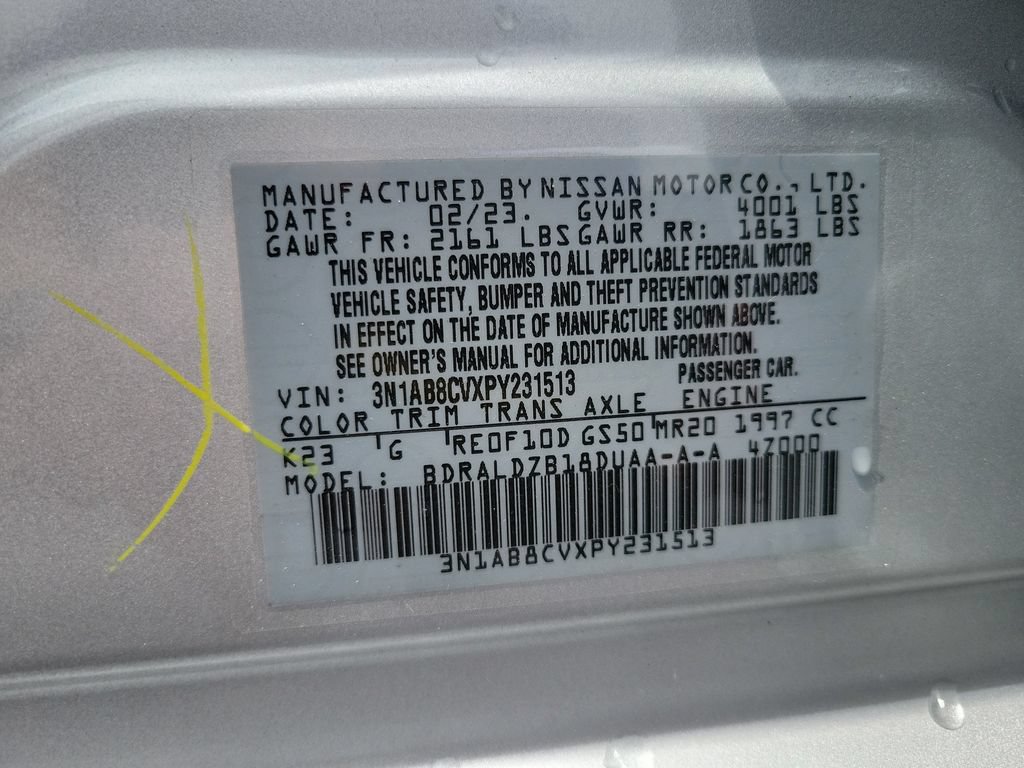 Used 2023 Nissan Sentra SV w/ All-Weather Package FWD image 40
