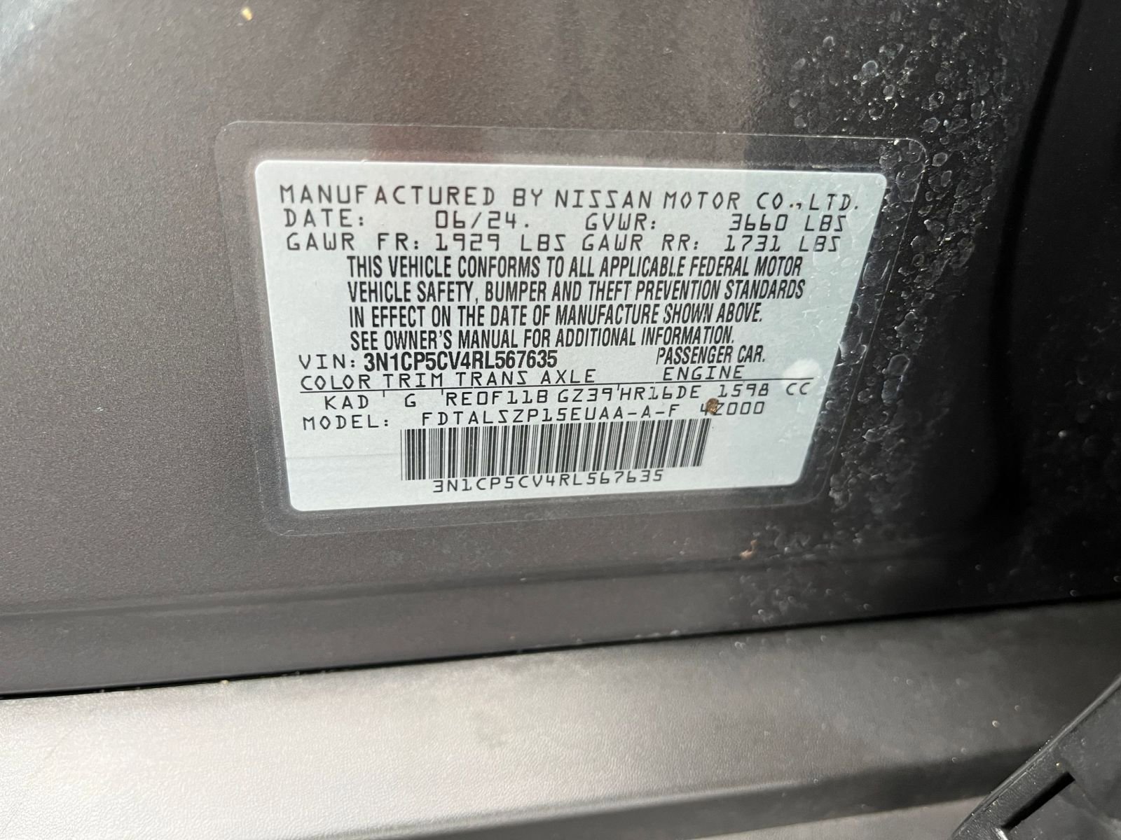 Used 2024 Nissan Kicks SV image 28