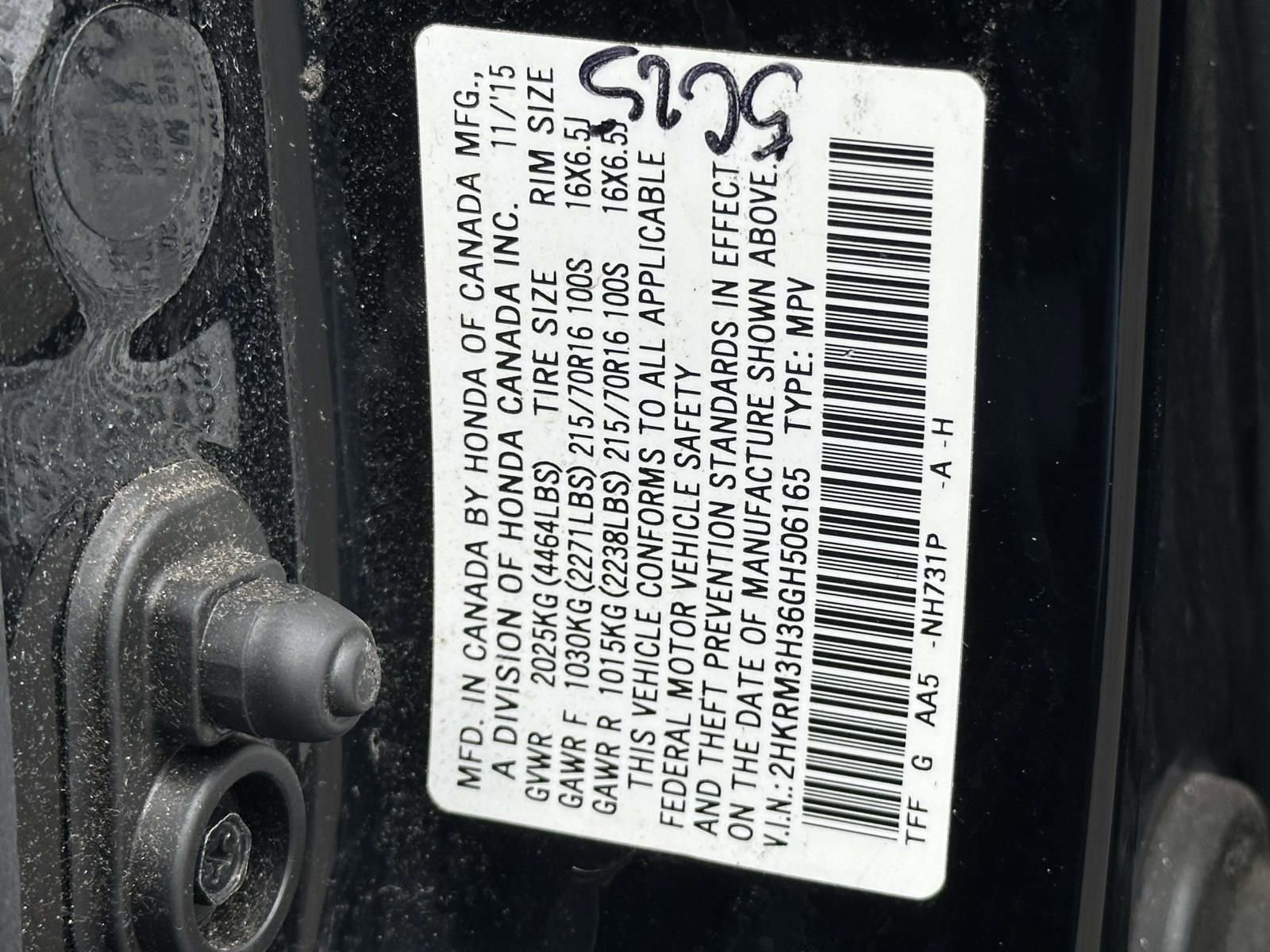 Used 2016 Honda CR-V LX image 26