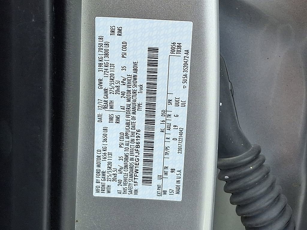 Used 2018 Ford F150 Platinum w/ Equipment Group 701A Luxury image 30