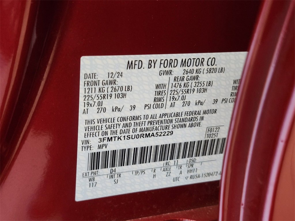 New 2024 Ford Mustang Mach-E Select w/ Comfort Package Lite image 27