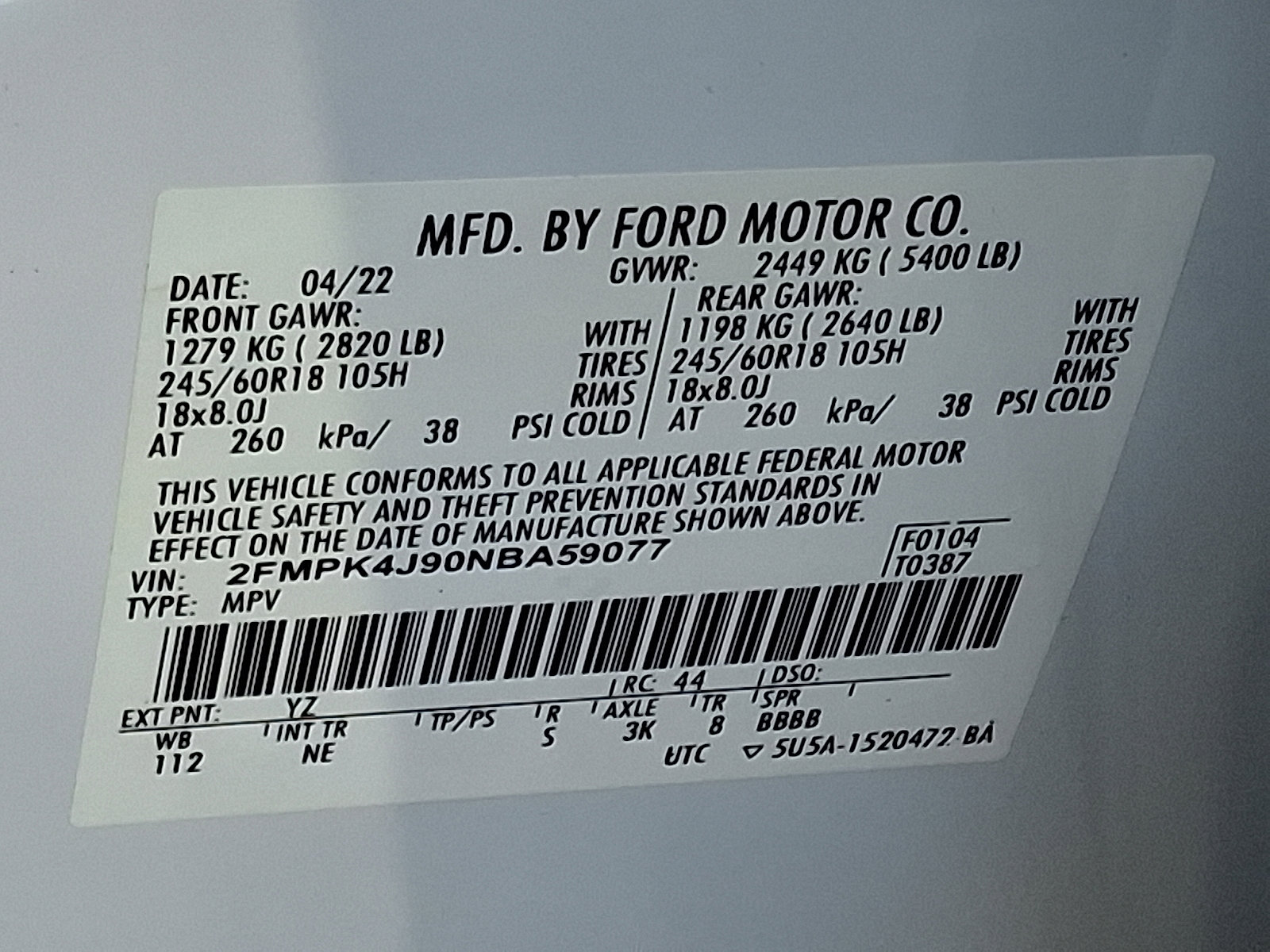 Certified 2022 Ford Edge SEL w/ Sport Appearance Package image 27