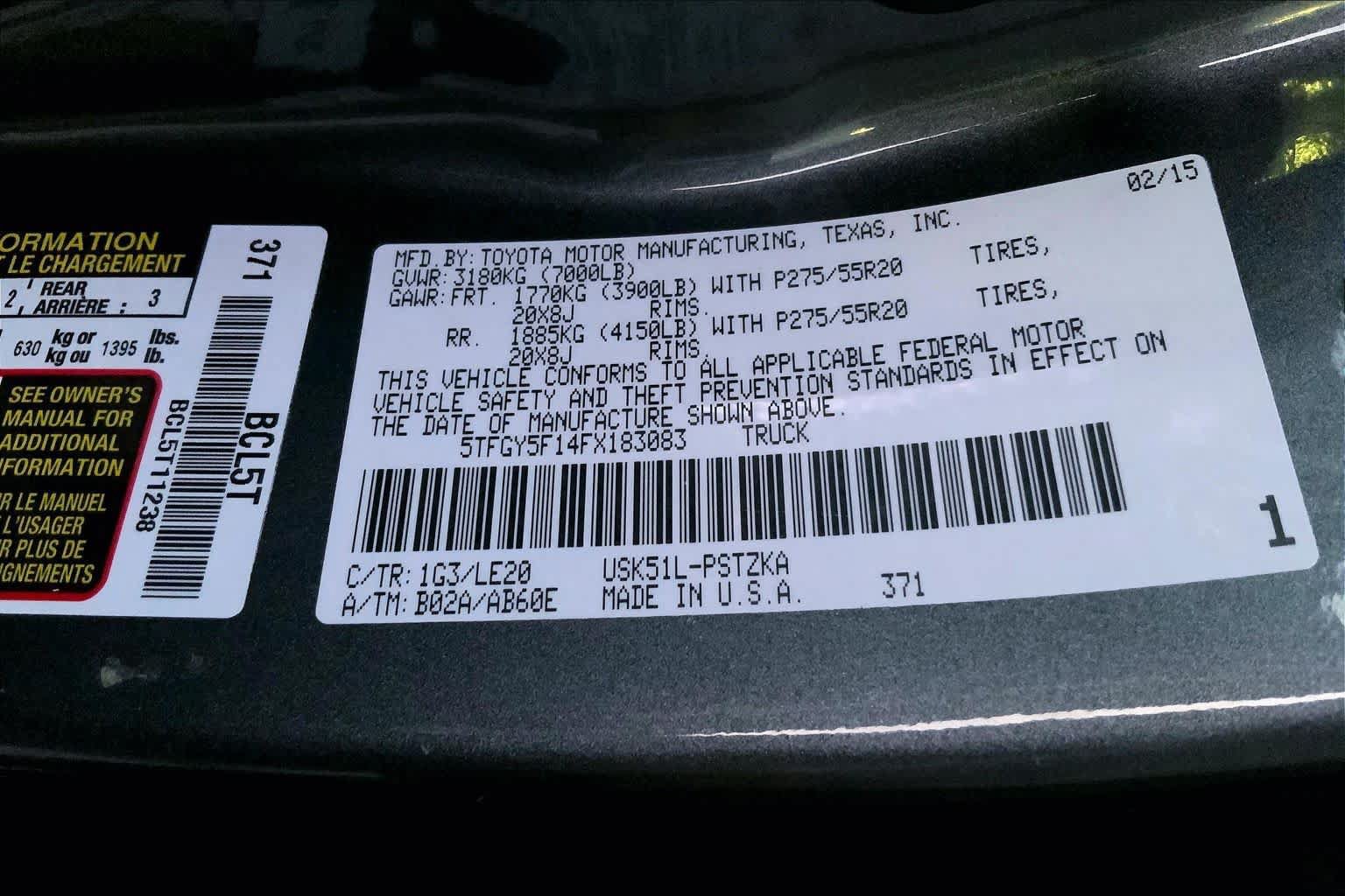 Used 2015 Toyota Tundra Platinum RWD image 28