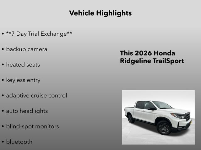 New 2026 Honda Ridgeline TrailSport image 5