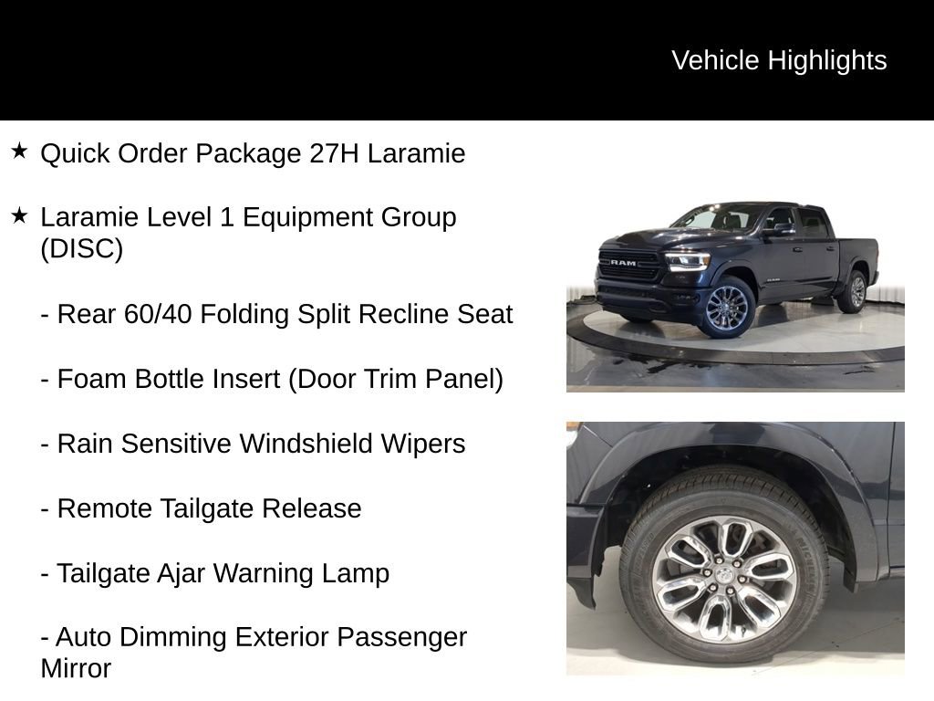 Used 2021 RAM 1500 Laramie w/ Sport Appearance Package image 7