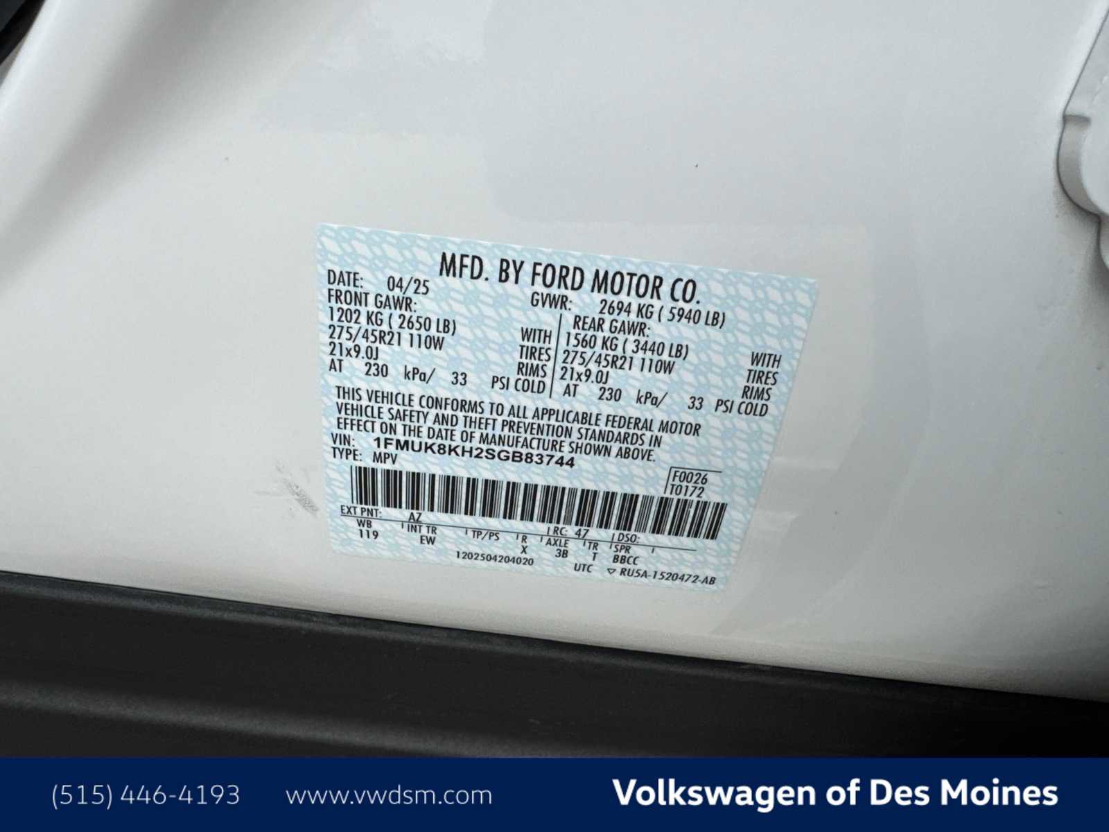 Used 2025 Ford Explorer ST-Line w/ ST-Line Street Pack image 21