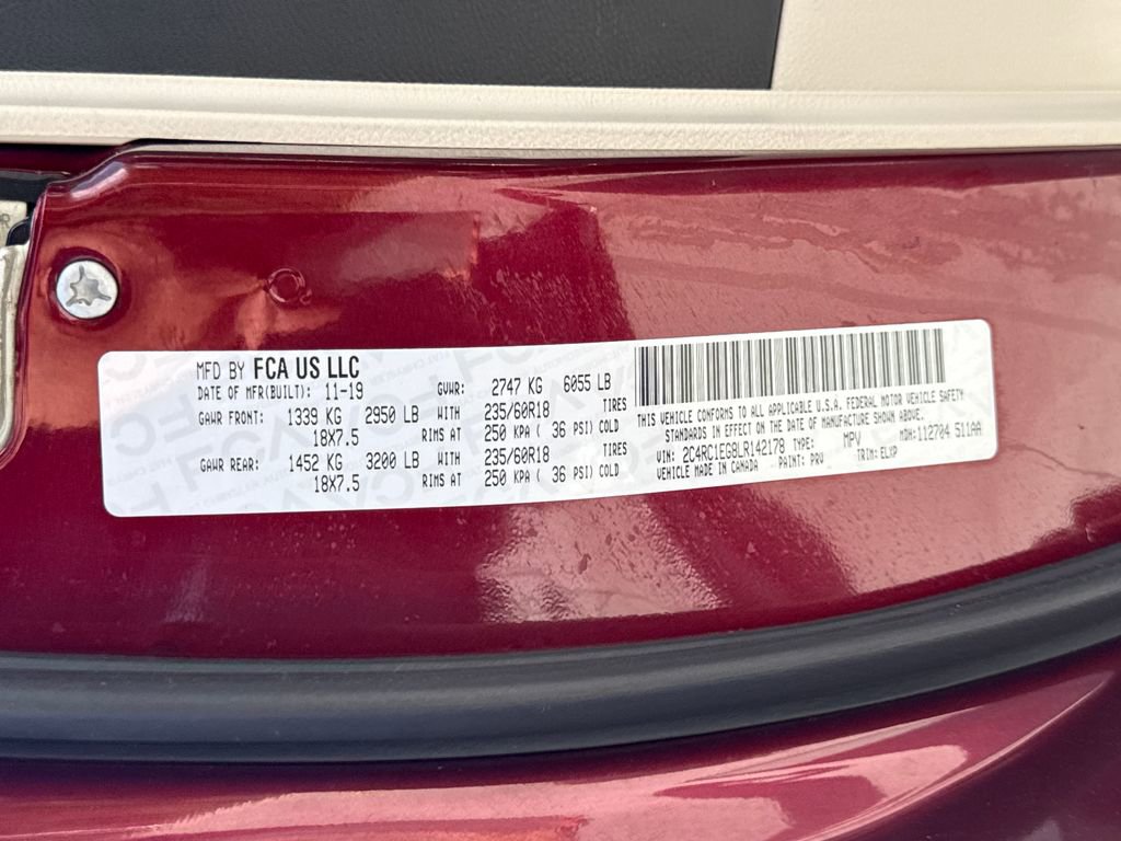 Used 2020 Chrysler Pacifica Touring-L Plus w/ Tire & Wheel Group image 36