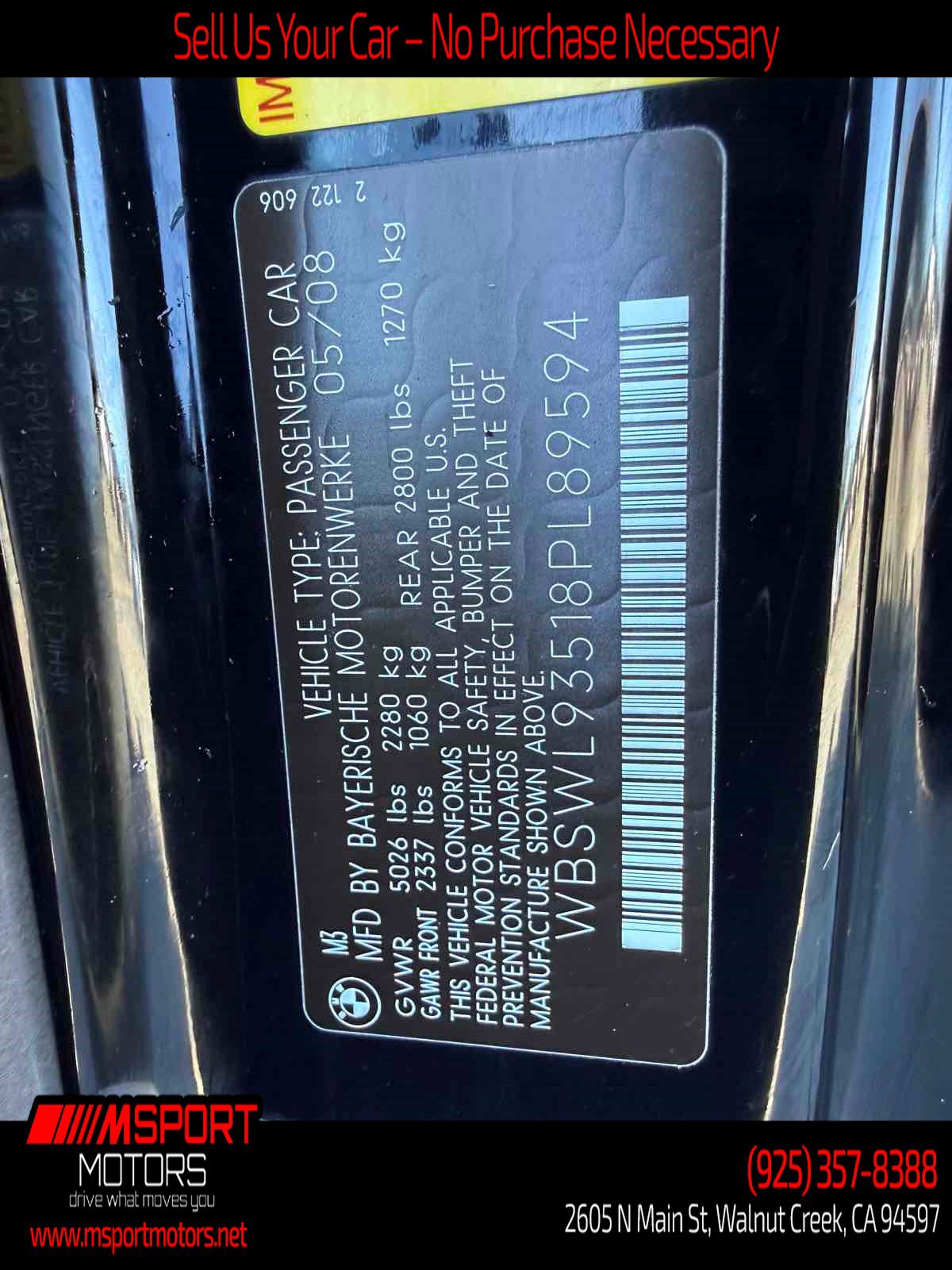 Used 2008 BMW M3 Convertible RWD image 26