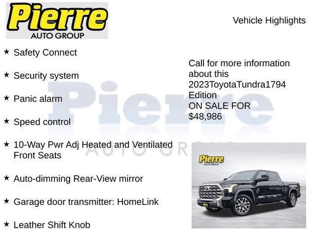 Used 2023 Toyota Tundra 1794 Edition image 22