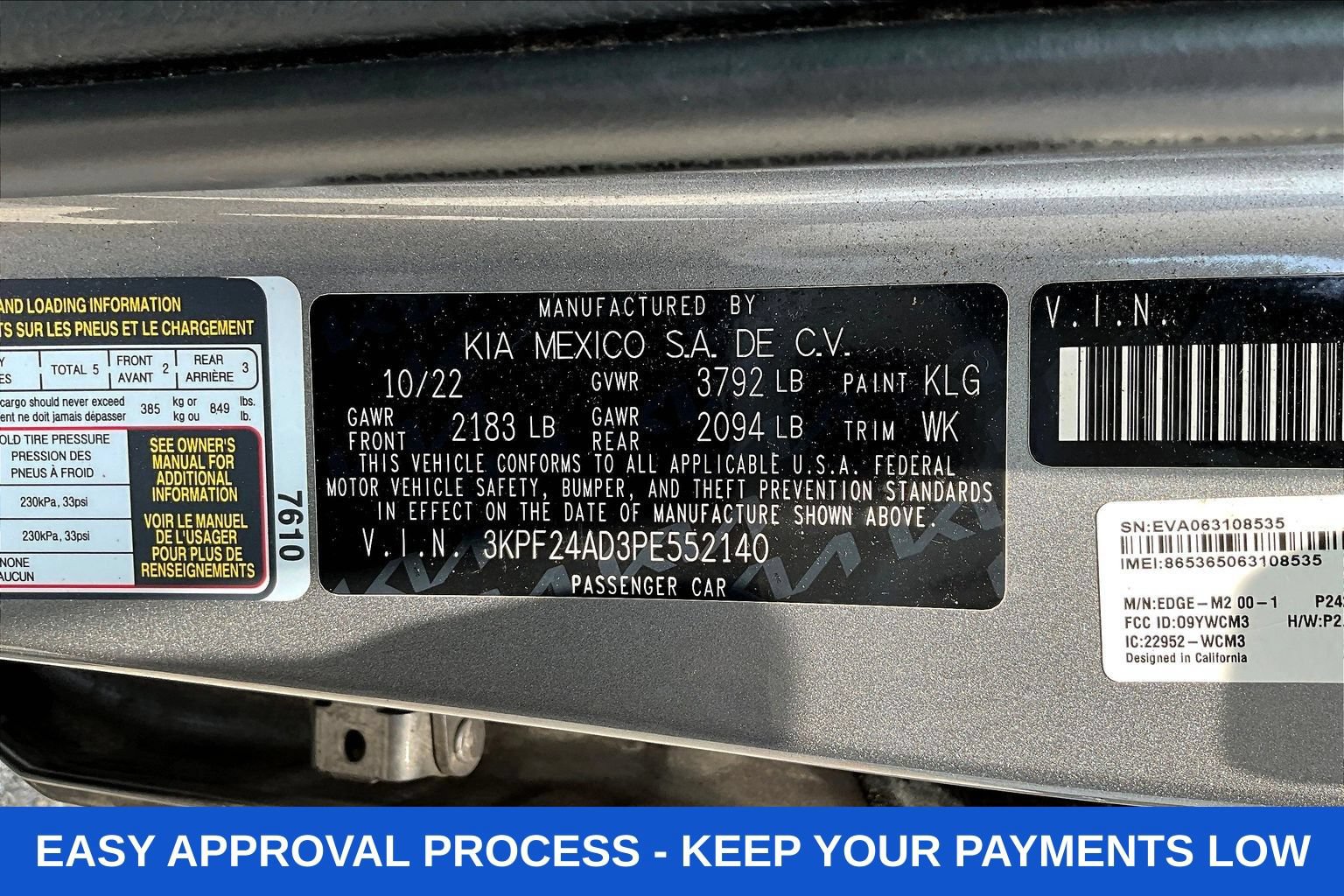 Used 2023 Kia Forte LXS FWD image 21