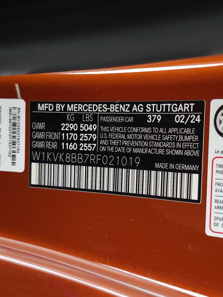 Certified 2024 Mercedes-Benz SL 63 AMG 4MATIC image 38