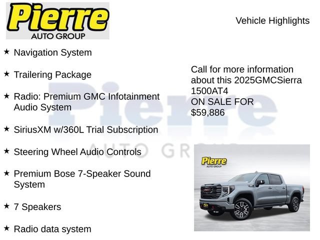Used 2025 GMC Sierra 1500 AT4 w/ AT4 Premium Package AWD/4WD image 7