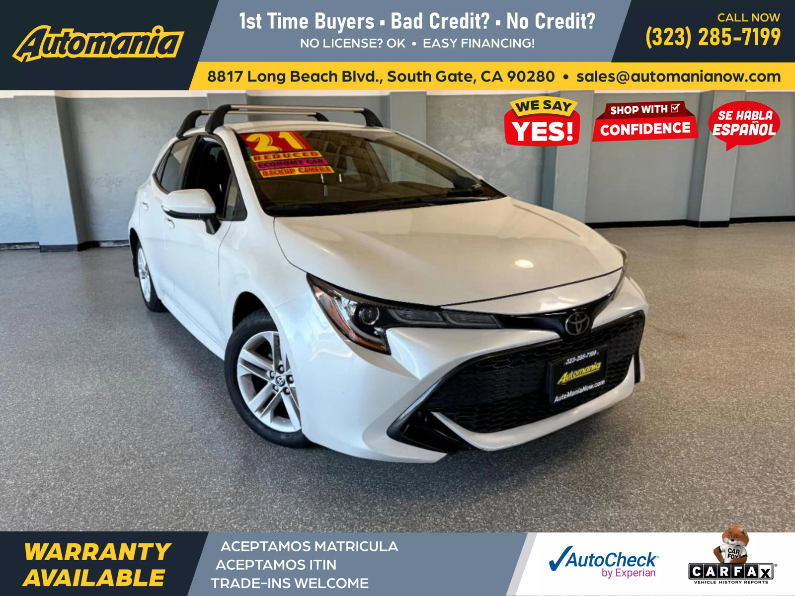 Used 2021 Toyota Corolla SE