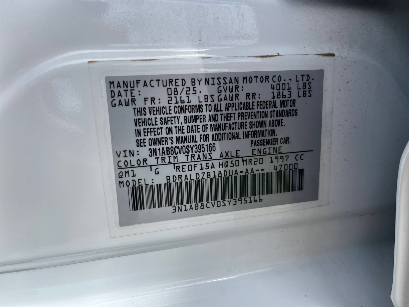 Used 2025 Nissan Sentra SV FWD image 22