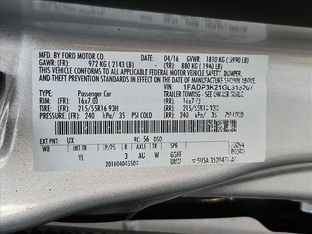 Used 2016 Ford Focus SE FWD image 27