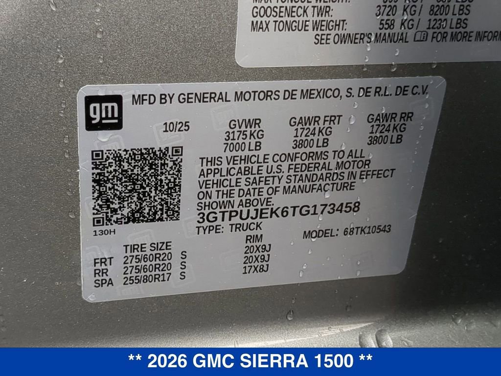 New 2026 GMC Sierra 1500 Elevation AWD/4WD image 24
