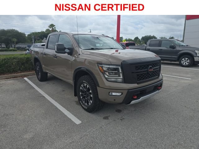 Certified 2021 Nissan Titan PRO-4X w/ Pro-4x Convenience Package AWD/4WD image 1
