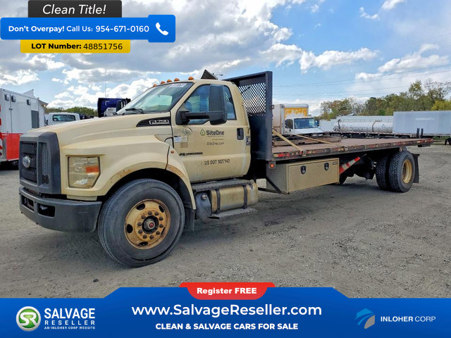 Used 2018 Ford F750 2WD Regular Cab Super Duty image 1