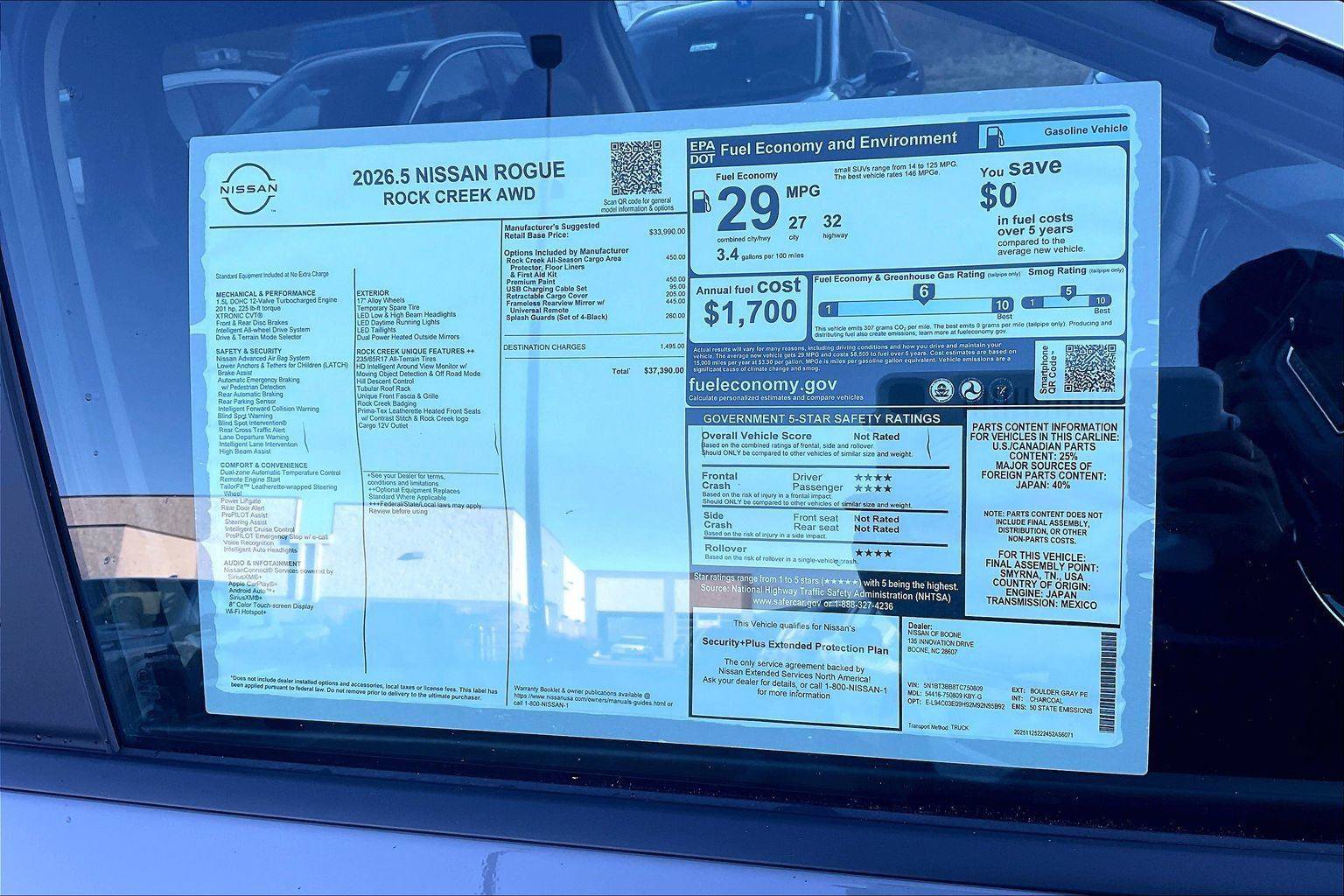New 2026 Nissan Rogue SV AWD/4WD image 15