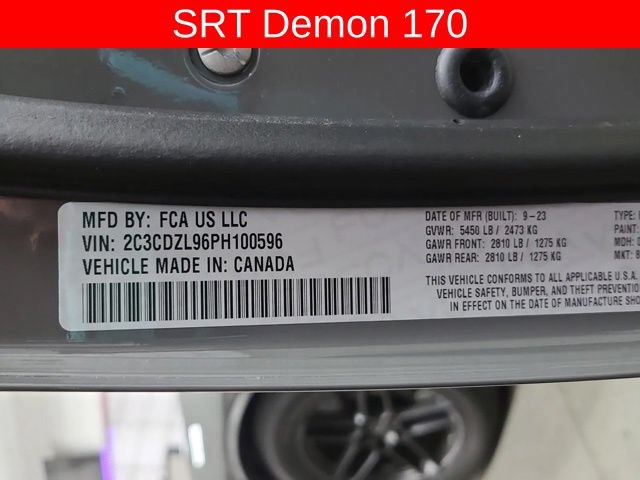 Used 2023 Dodge Challenger SRT Hellcat Redeye RWD image 20
