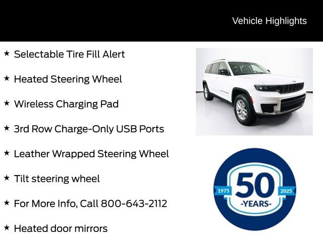 Used 2021 Jeep Grand Cherokee L Laredo w/ Luxury Tech Group I image 16