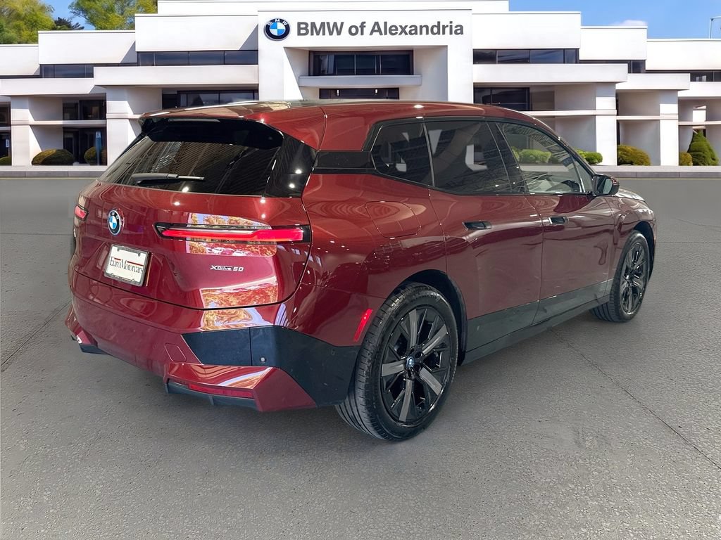 Certified 2024 BMW iX xDrive50 w/ Sport Package AWD/4WD image 5