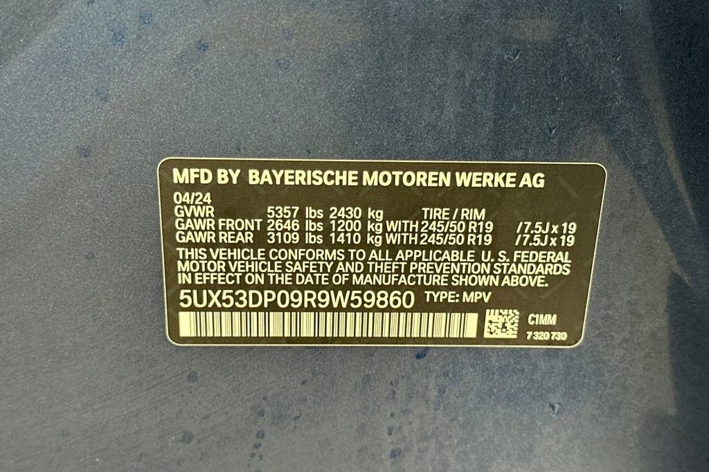 Used 2024 BMW X3 xDrive30i w/ Convenience Package image 35