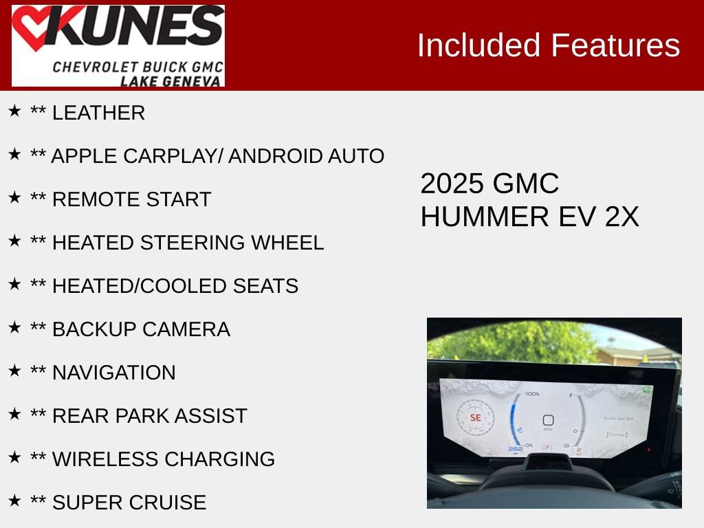 New 2025 GMC Hummer EV 2X AWD/4WD image 3