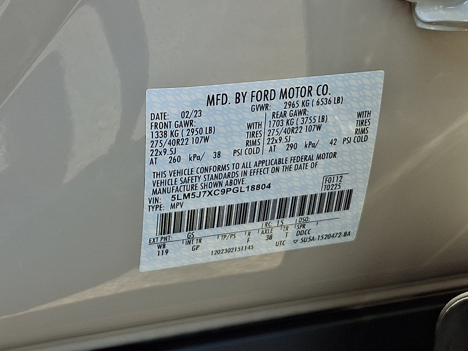Used 2023 Lincoln Aviator Reserve w/ Equipment Group 201A AWD/4WD image 28