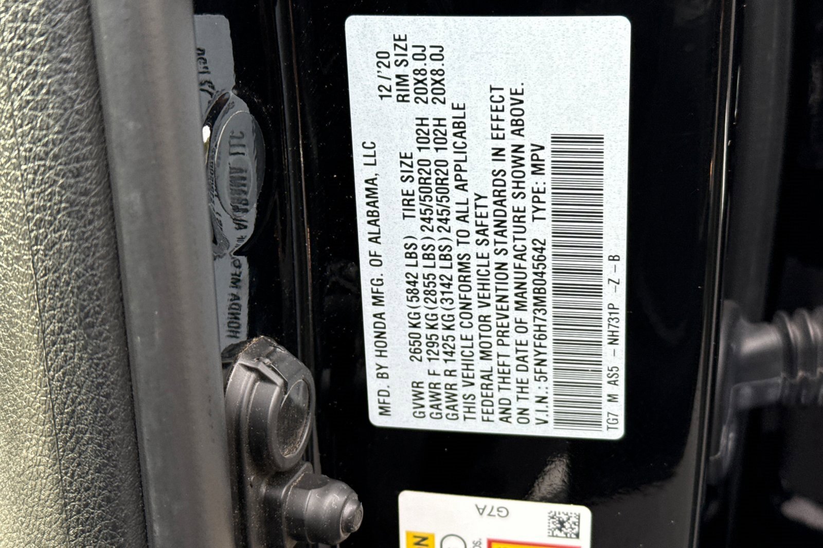 Used 2021 Honda Pilot Black Edition image 41