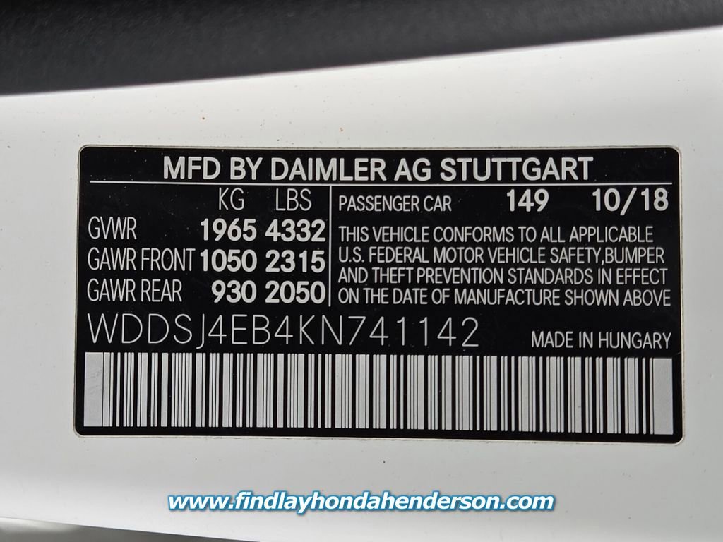 Used 2019 Mercedes-Benz CLA 250 w/ Premium Package image 13