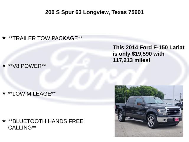 Used 2014 Ford F150 Lariat w/ Equipment Group 502A Luxury RWD image 10