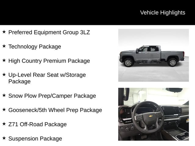 New 2025 Chevrolet Silverado 2500 High Country w/ High Country Premium Package image 17