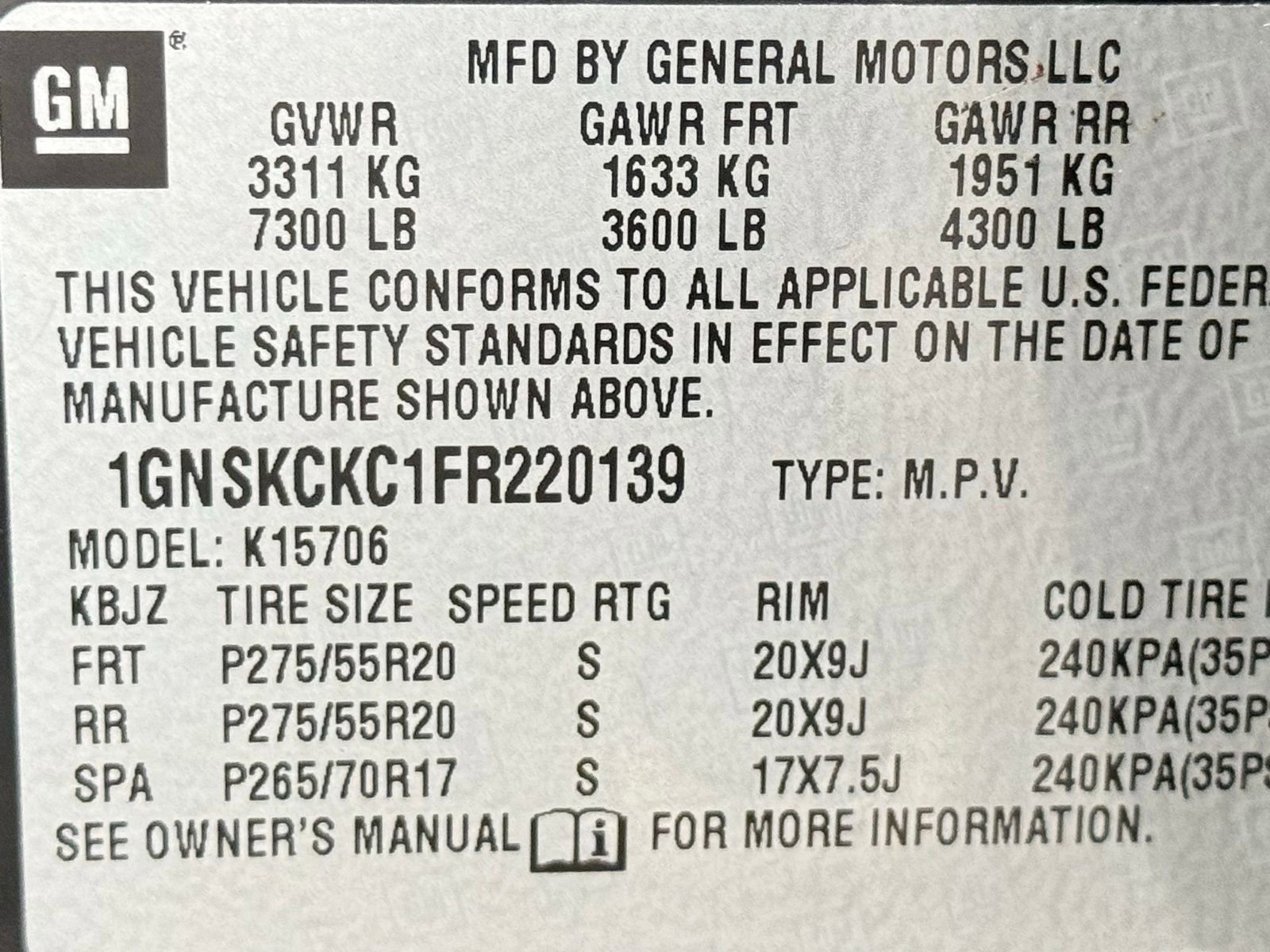 Used 2015 Chevrolet Tahoe LTZ w/ Max Trailering Package AWD/4WD image 53