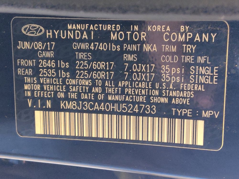 Used 2017 Hyundai Tucson SE w/ SE Popular Package 02 AWD/4WD image 33