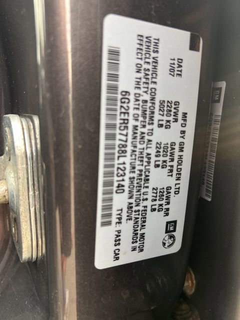 Used 2008 Pontiac G8 w/ Premium Package image 10