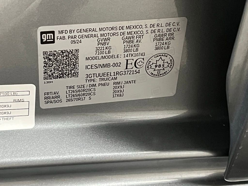 Used 2024 GMC Sierra 1500 AT4 w/ Technology Package image 67