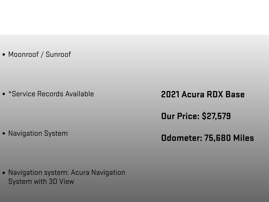 Used 2021 Acura RDX w/ Technology Package AWD/4WD image 12
