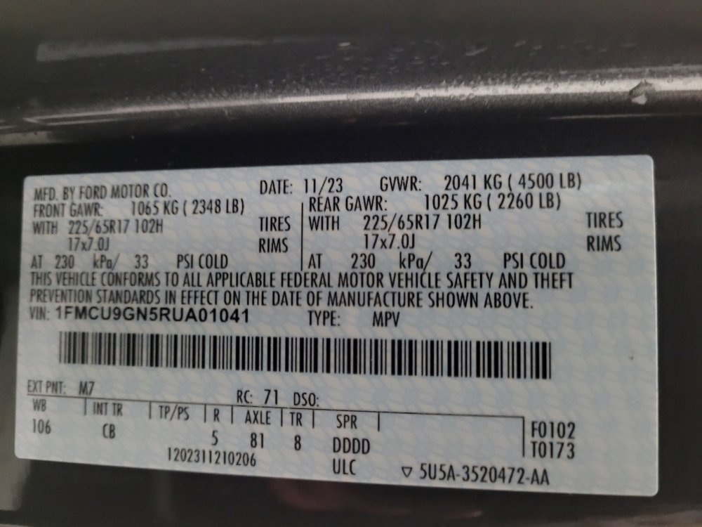 Used 2024 Ford Escape Active w/ Tech Pack #1 image 33