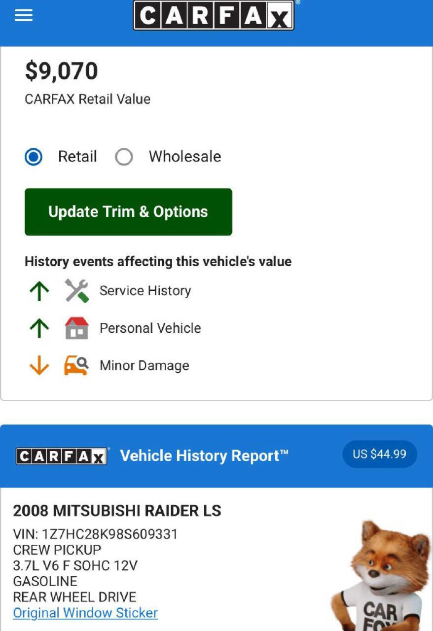 Used 2008 Mitsubishi Raider LS image 15