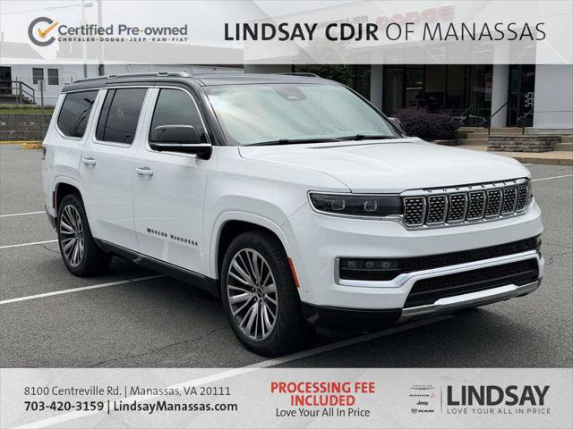 Certified 2024 Jeep Grand Wagoneer Series III w/ Rear Seat Video Group 1