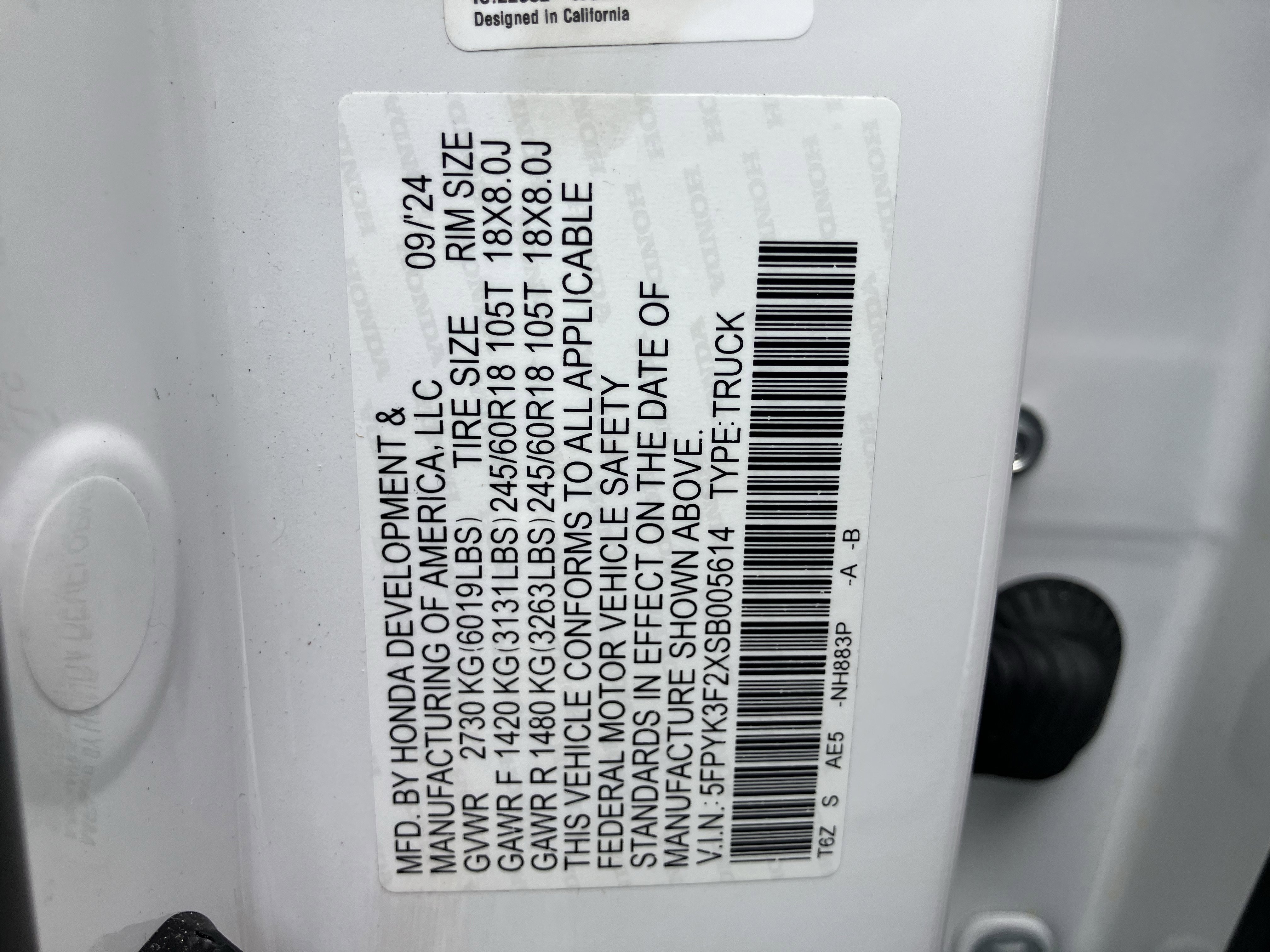 Used 2025 Honda Ridgeline Sport+ image 35