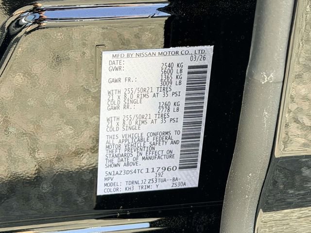New 2026 Nissan Murano Platinum w/ Cargo Package image 25