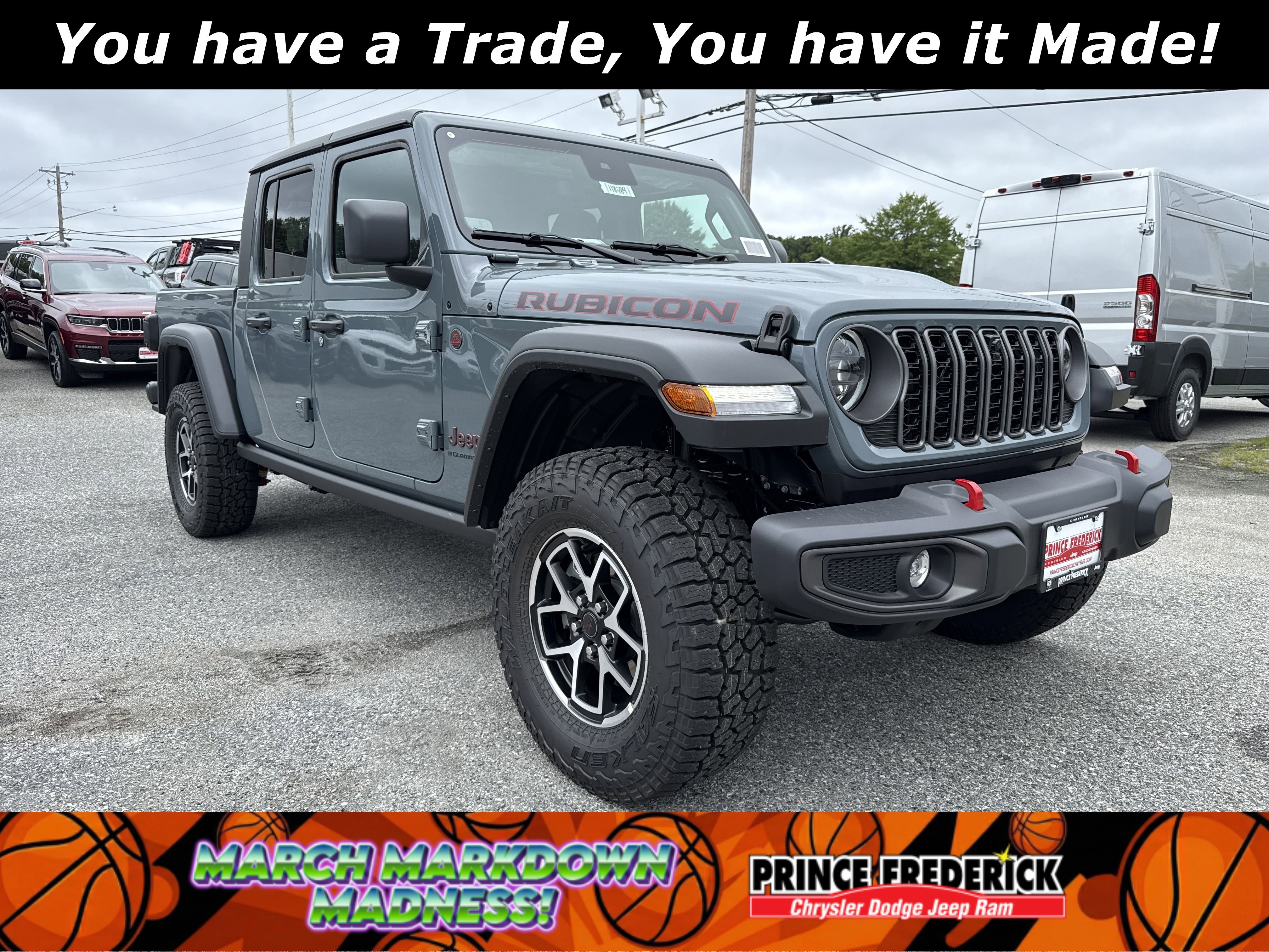 New 2025 Jeep Gladiator Rubicon w/ Technology Group