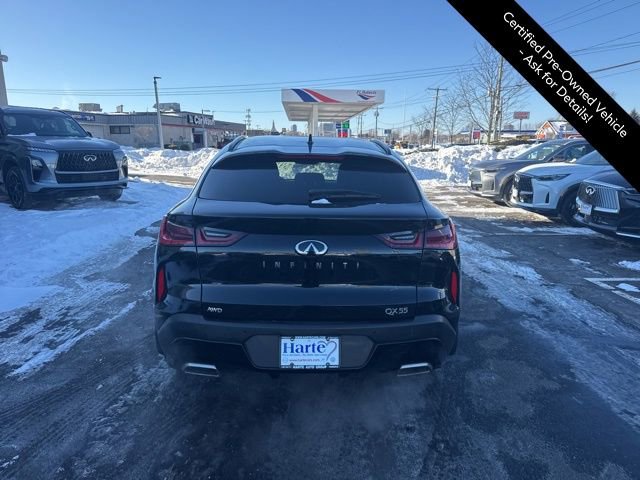Certified 2023 INFINITI QX55 Luxe w/ Cargo Package image 6